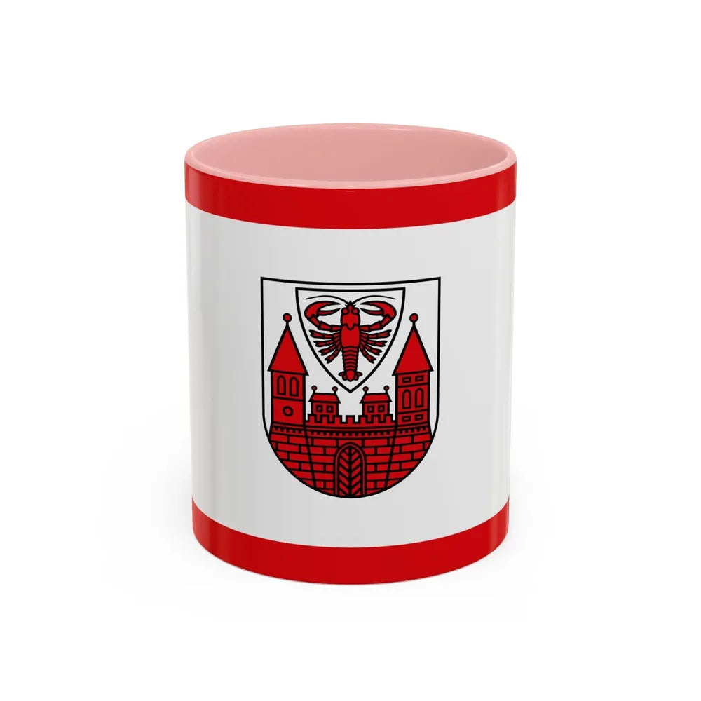 Flag of Cottbus Germany - Accent Coffee Mug-11oz-Pink-Go Mug Yourself