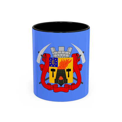 Flag of Luhansk Ukraine - Accent Coffee Mug-11oz-Black-Go Mug Yourself