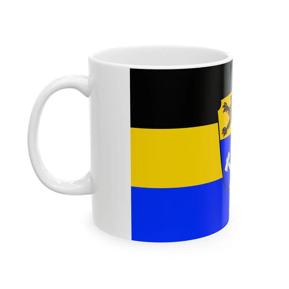 Flag of Weilheim Schongau Germany - White Coffee Mug-Go Mug Yourself