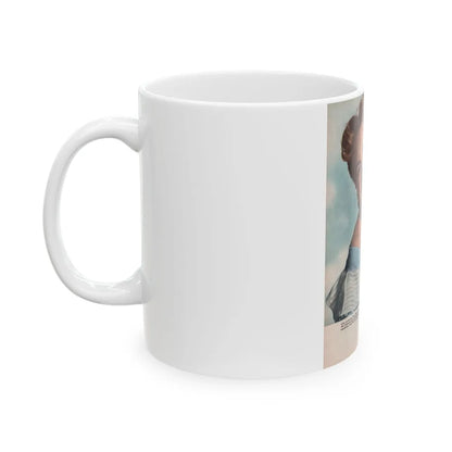 Terry Moore #541 - Magazine Page Photo (Vintage Female Icon) White Coffee Mug-Go Mug Yourself