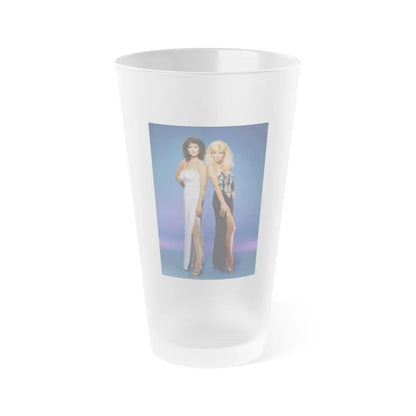 Lynda Carter #167 (Vintage Female Icon) Frosted Pint 16oz-16oz-Frosted-Go Mug Yourself