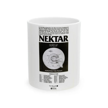 Nektar 1974 (Music Poster) White Coffee Mug-11oz-Go Mug Yourself