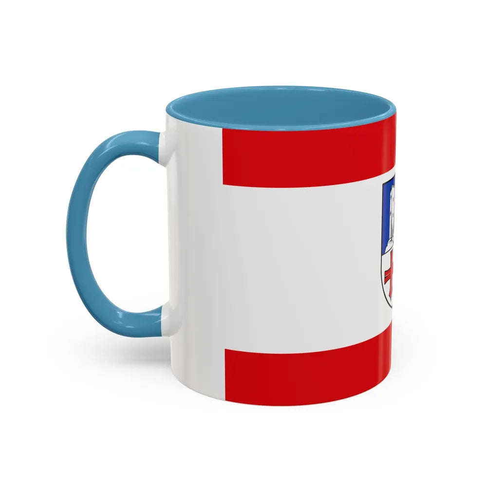 Flag of Bergstrasse Germany - Accent Coffee Mug-Go Mug Yourself