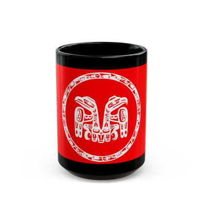 Council of the Haida Nation Flag - Black Coffee Mug-15oz-Go Mug Yourself