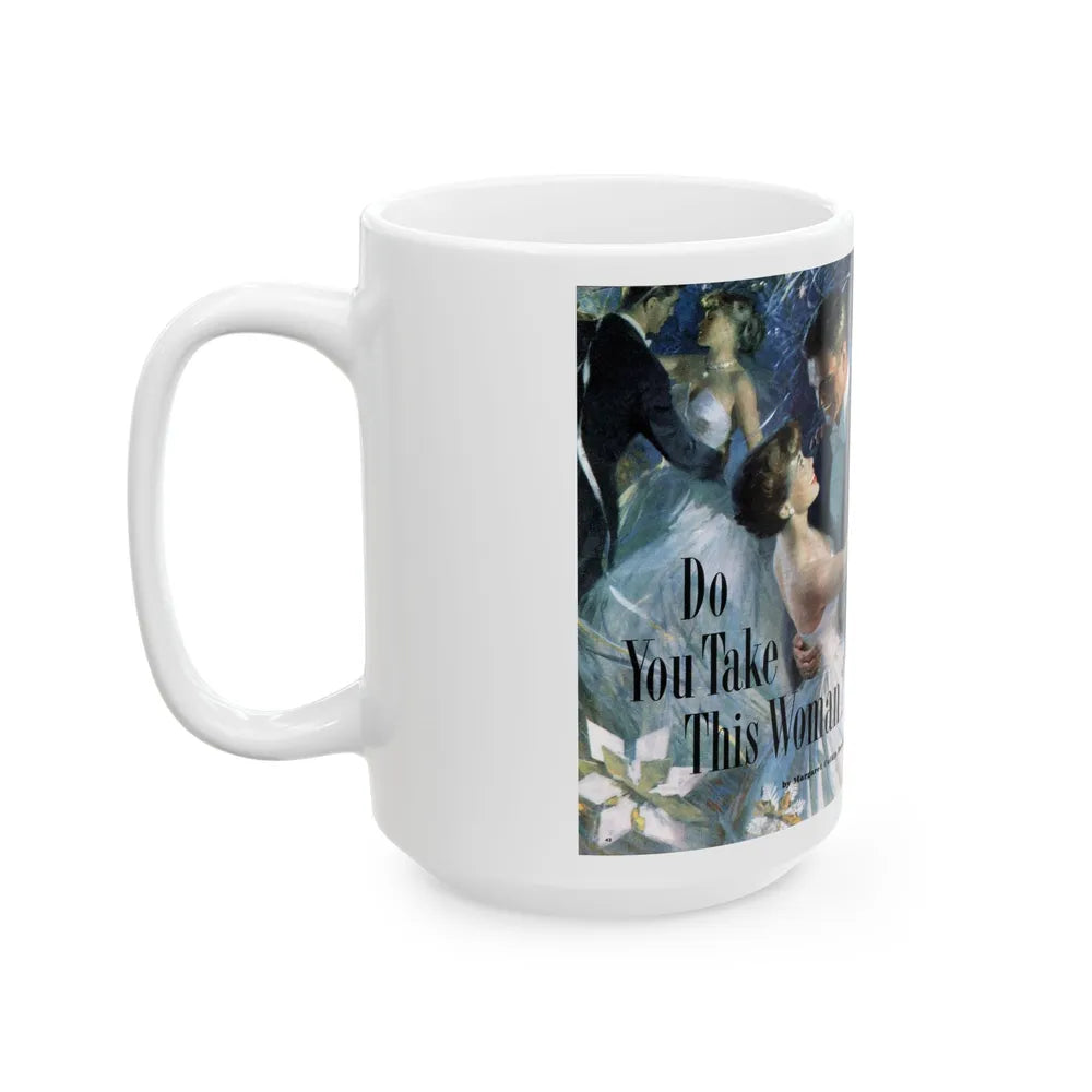 Do You Take This Woman, The American Magazine, December 1952 - White Coffee Mug-Go Mug Yourself