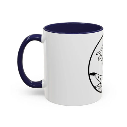 Seal of Dahomey - Accent Coffee Mug-Go Mug Yourself