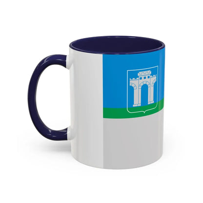 Flag of Rivne Ukraine - Accent Coffee Mug-Go Mug Yourself