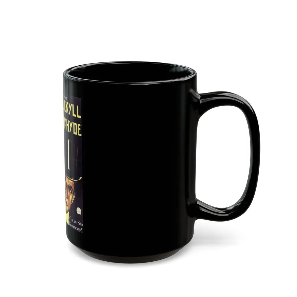 DR. JEKYLL AND MR. HYDE 1931 Movie Poster - Black Coffee Mug-Go Mug Yourself