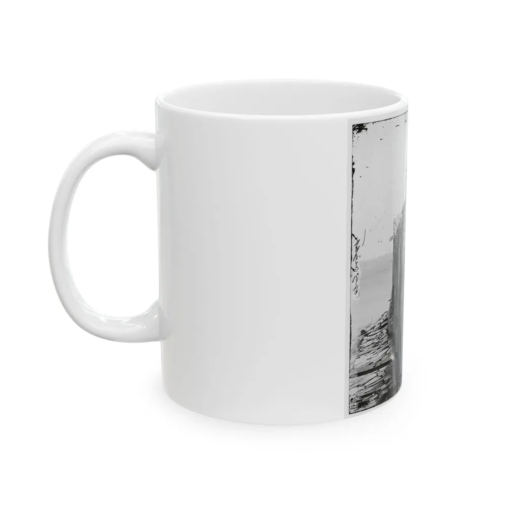 Charleston, S.C. Breach Patched With Gabions On The North Wall Of Fort Sumter (U.S. Civil War) White Coffee Mug-Go Mug Yourself