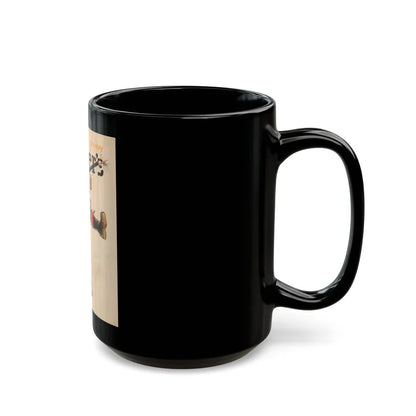 Collier's magazine preliminary cover - Black Coffee Mug-Go Mug Yourself