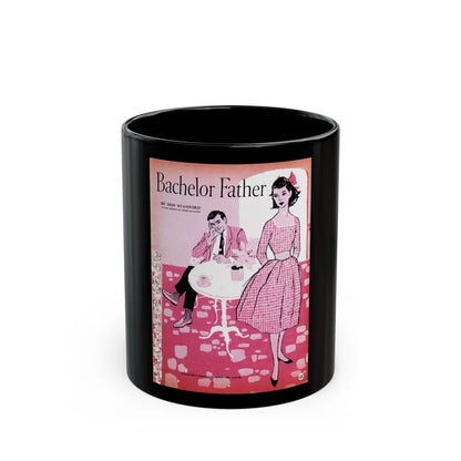 Bachelor Father, Redbook, April 1957 - Black Coffee Mug-11oz-Go Mug Yourself