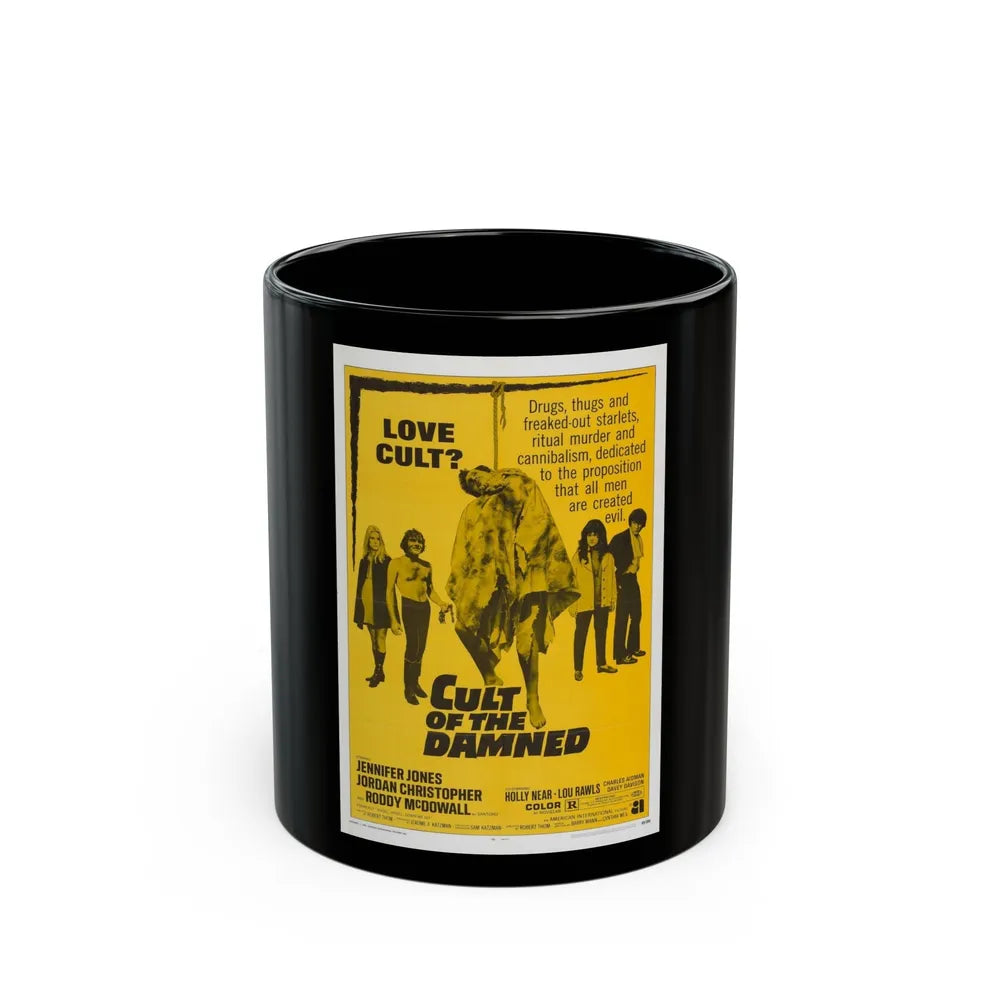 CULT OF THE DAMNED 1969 Movie Poster - Black Coffee Mug-11oz-Go Mug Yourself