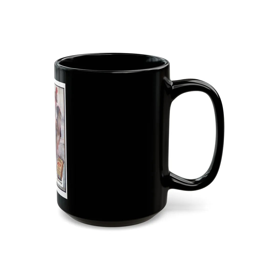 Fatima advertisement, Top-Notch magazine, March 15, 1914 - Black Coffee Mug-Go Mug Yourself