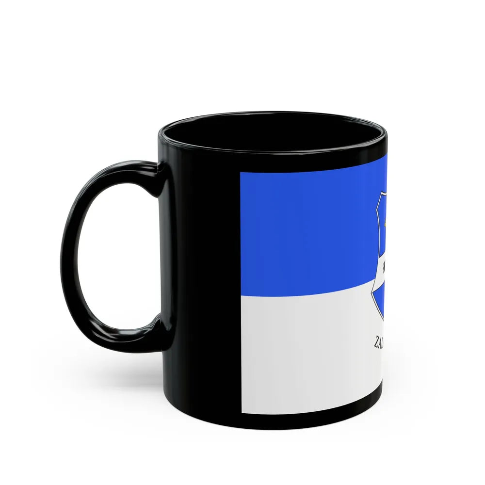 Flag of Zala County Hungary - Black Coffee Mug-Go Mug Yourself