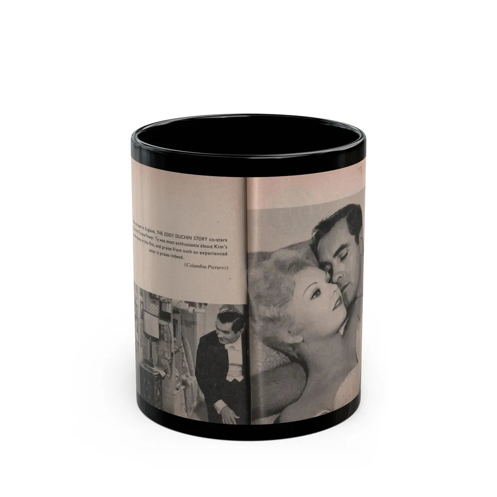 Kim Novak #168 - Scanned Mag. 66 Photos (Vintage Female Icon) Black Coffee Mug-11oz-Go Mug Yourself