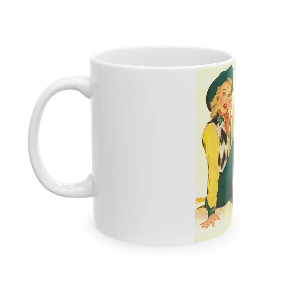 Cowgirl, 1948 - White Coffee Mug-Go Mug Yourself