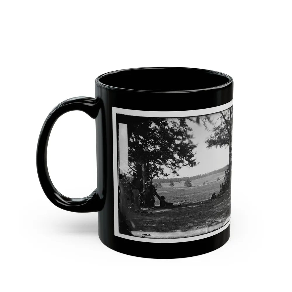 Cedar Mountain, Va. Battlefield Viewed From The West (U.S. Civil War) Black Coffee Mug-Go Mug Yourself