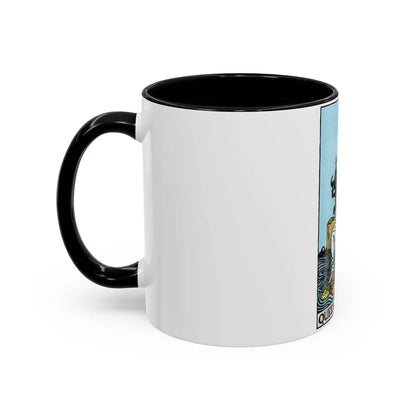 The Queen of Cups (Tarot Card) Accent Coffee Mug-Go Mug Yourself