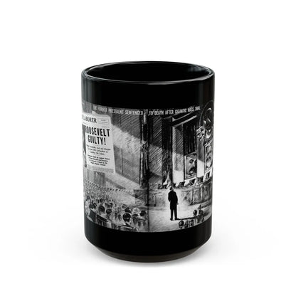 Communist America (A Fantasy), Click magazine, March 1940 - Black Coffee Mug-15oz-Go Mug Yourself