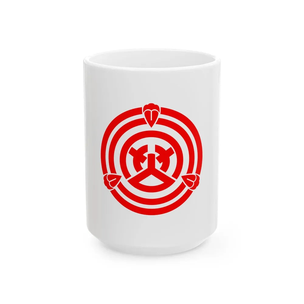 Flag of Okazaki Aichi Japan - White Coffee Mug-15oz-Go Mug Yourself