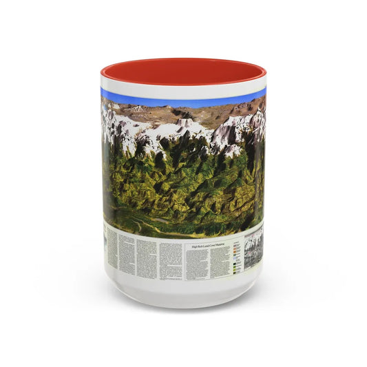 High Himalaya (1988) (Map) Accent Coffee Mug-15oz-Red-Go Mug Yourself