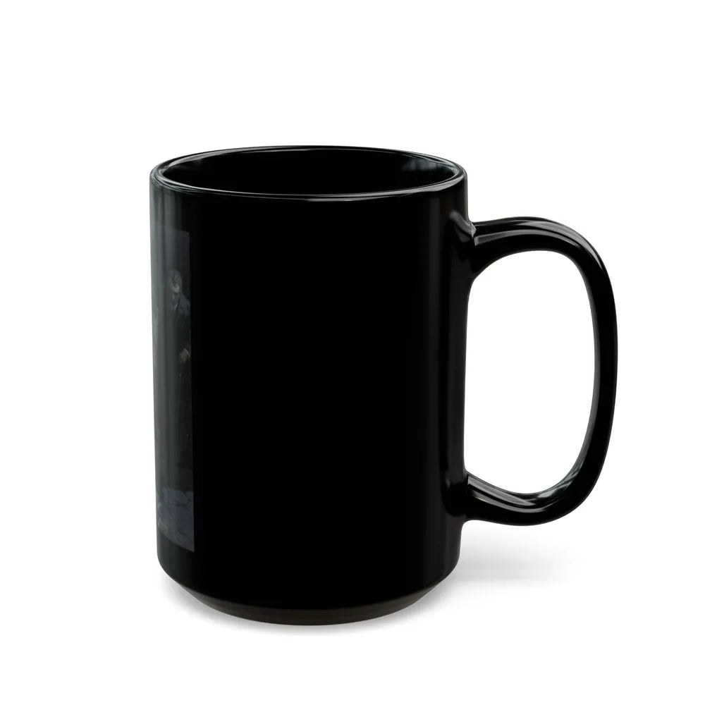 Curse of the Golden Cross, magazine illustration, 1925 - Black Coffee Mug-Go Mug Yourself