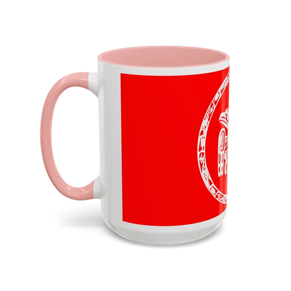 Haida Flag - Accent Coffee Mug-Go Mug Yourself