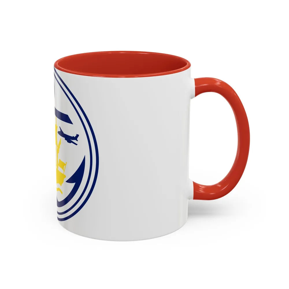 Seal of Anchorage Alaska - Accent Coffee Mug-Go Mug Yourself