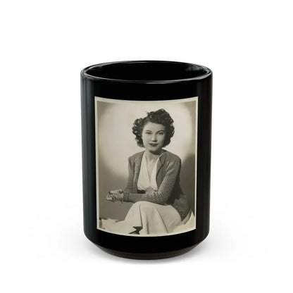 Fay Wray #186 (Vintage Female Icon) Black Coffee Mug-15oz-Go Mug Yourself