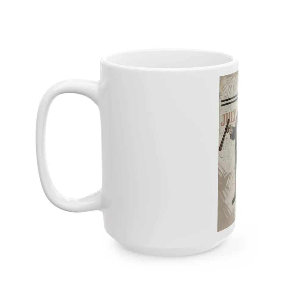 Fourth of July, The Saturday Evening Post, July 1, 1911 - White Coffee Mug-Go Mug Yourself