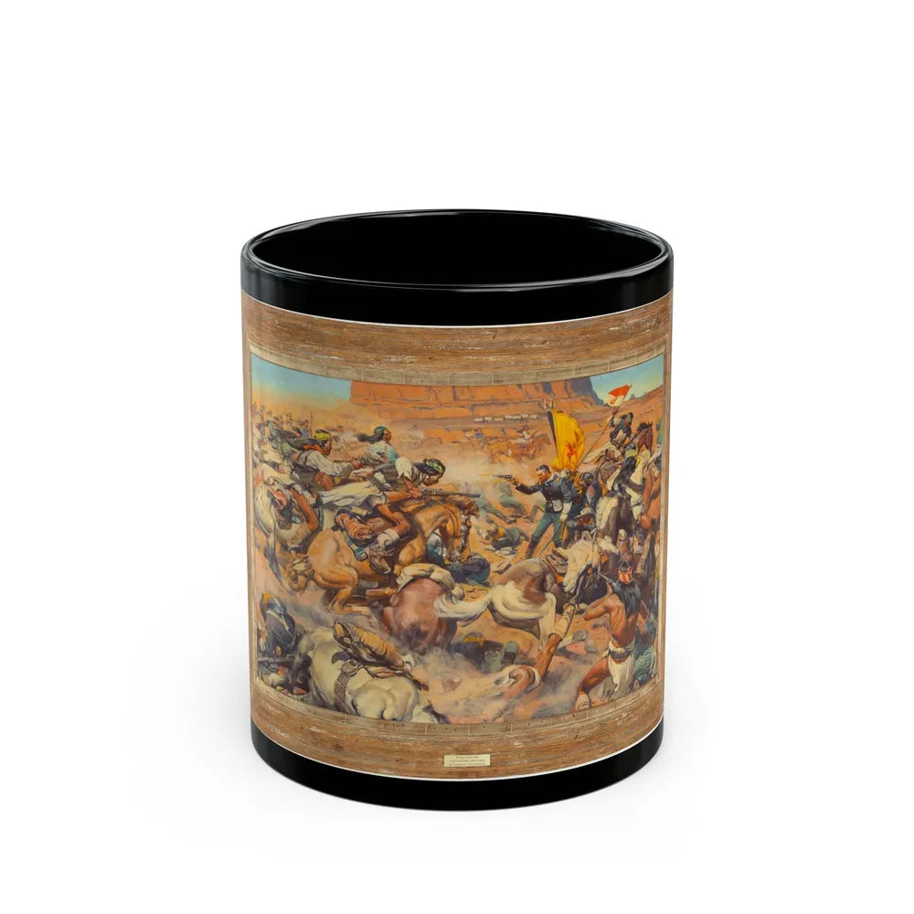 Fort Apache (Argosy Pictures, 1948) - Black Coffee Mug-11oz-Go Mug Yourself