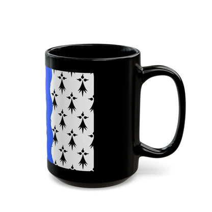 Flag of Ille et Vilaine France 2 - Black Coffee Mug-Go Mug Yourself