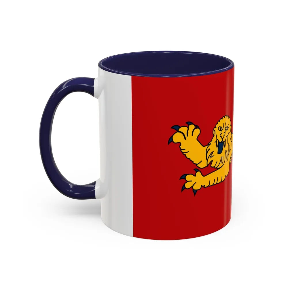 Flag of Aquitaine France - Accent Coffee Mug-Go Mug Yourself