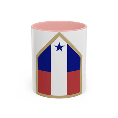 Northwest Service Command (U.S. Army) Accent Coffee Mug-11oz-Pink-Go Mug Yourself