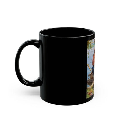 Boys on a Boat - Black Coffee Mug-Go Mug Yourself