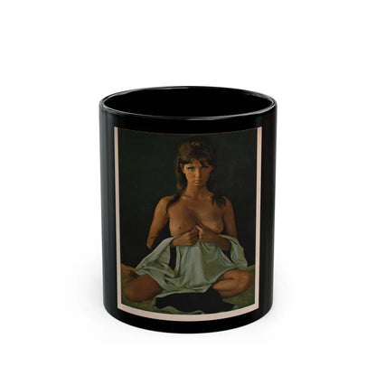 Victoria Vetri #54 - Playboy Mag. May '68 - 1 Topless Photo (Vintage Female Icon) Black Coffee Mug-11oz-Go Mug Yourself