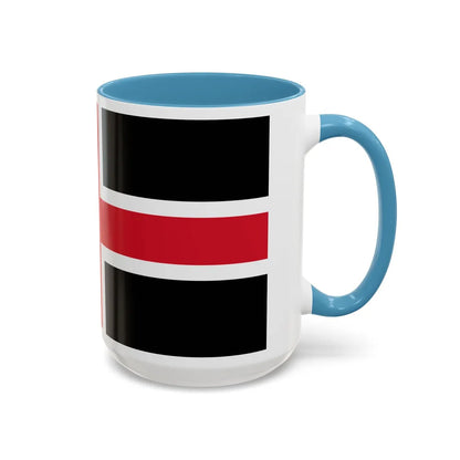 Flag of Durham UK - Accent Coffee Mug-Go Mug Yourself