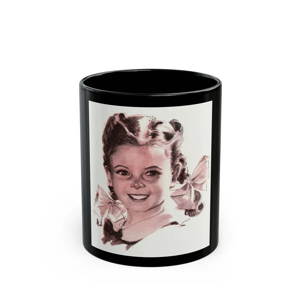 Companion magazine illustration, December 1941_1 - Black Coffee Mug-11oz-Go Mug Yourself