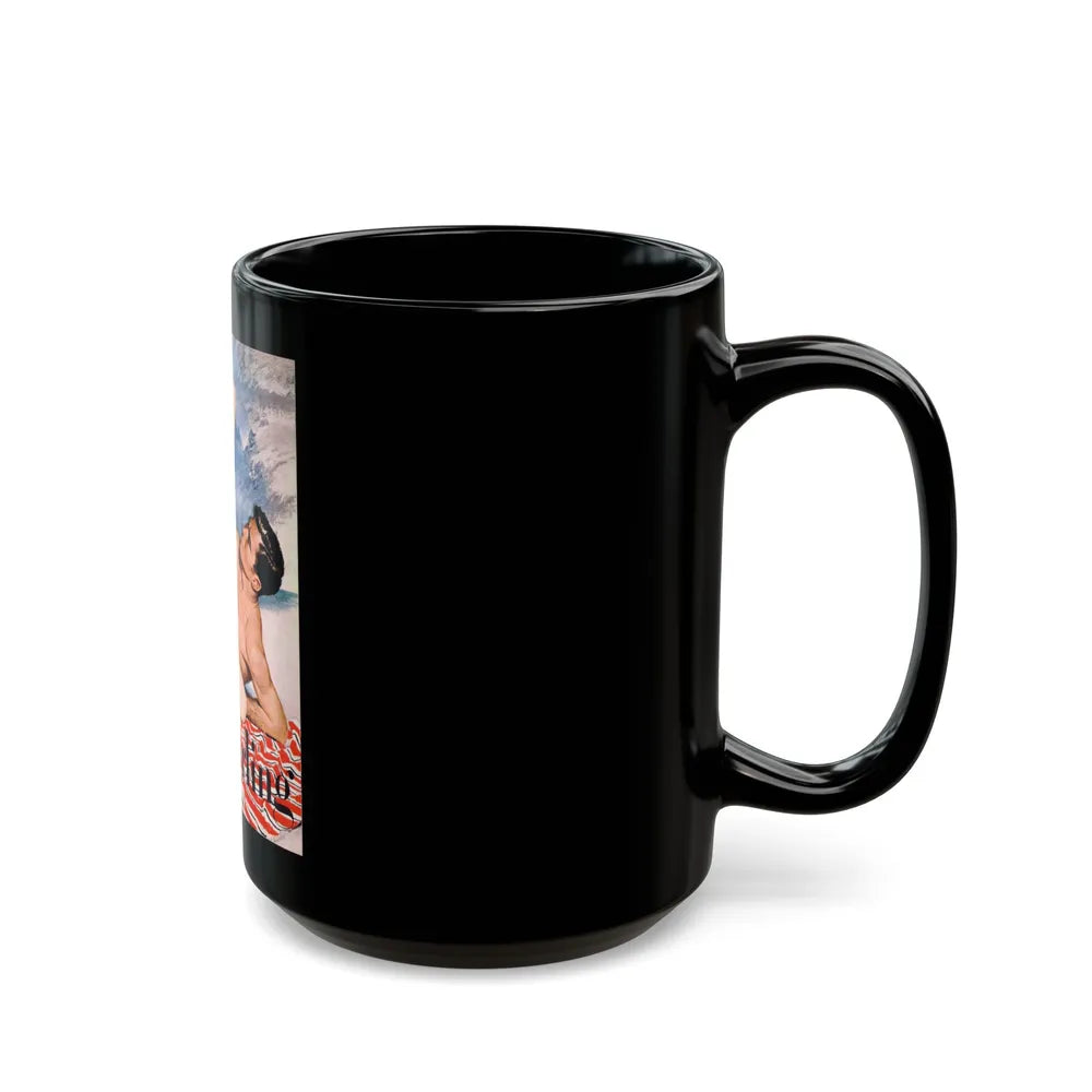 Darling Believe Me, Esquire, September 1951 - Black Coffee Mug-Go Mug Yourself