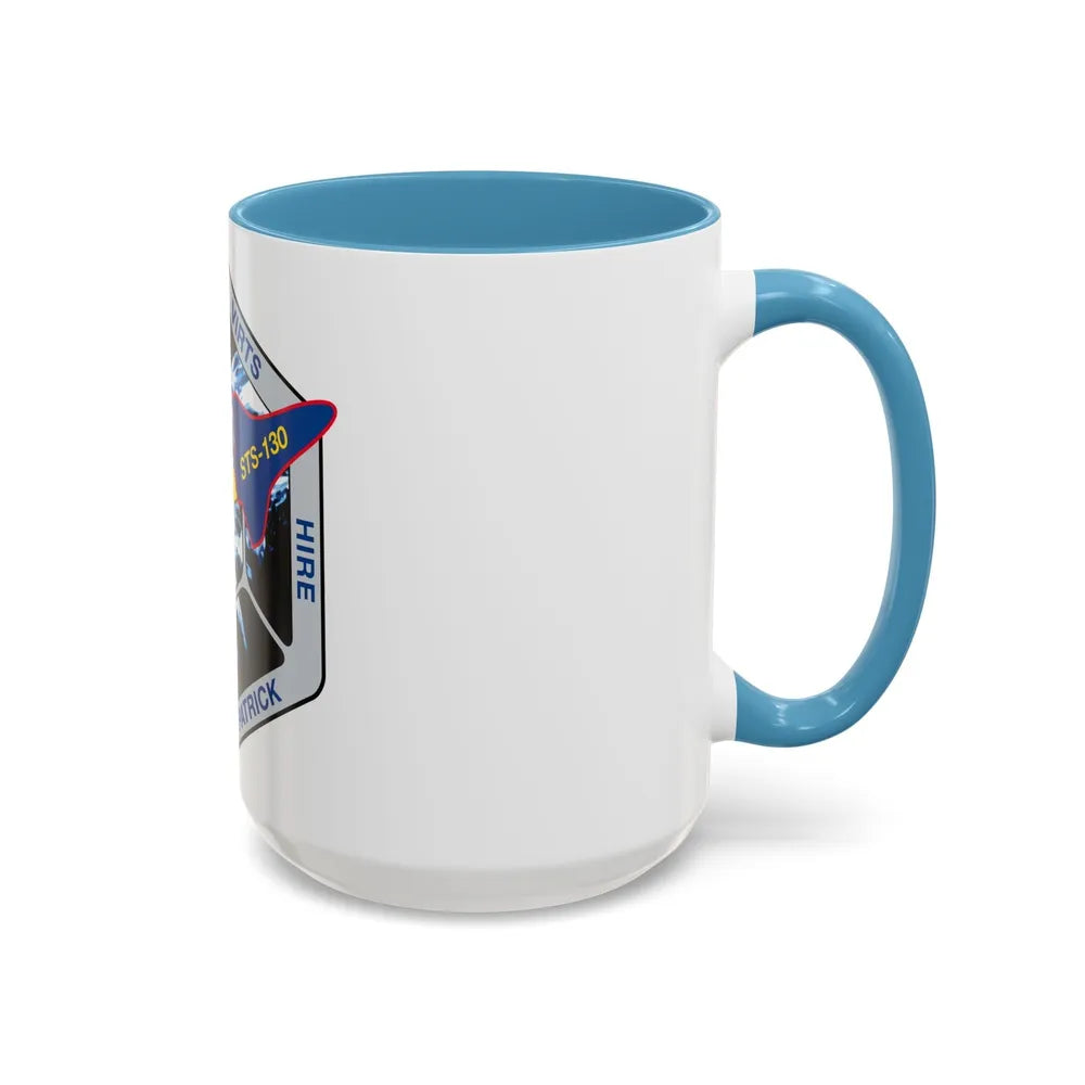 STS 130 (NASA) Accent Coffee Mug-Go Mug Yourself