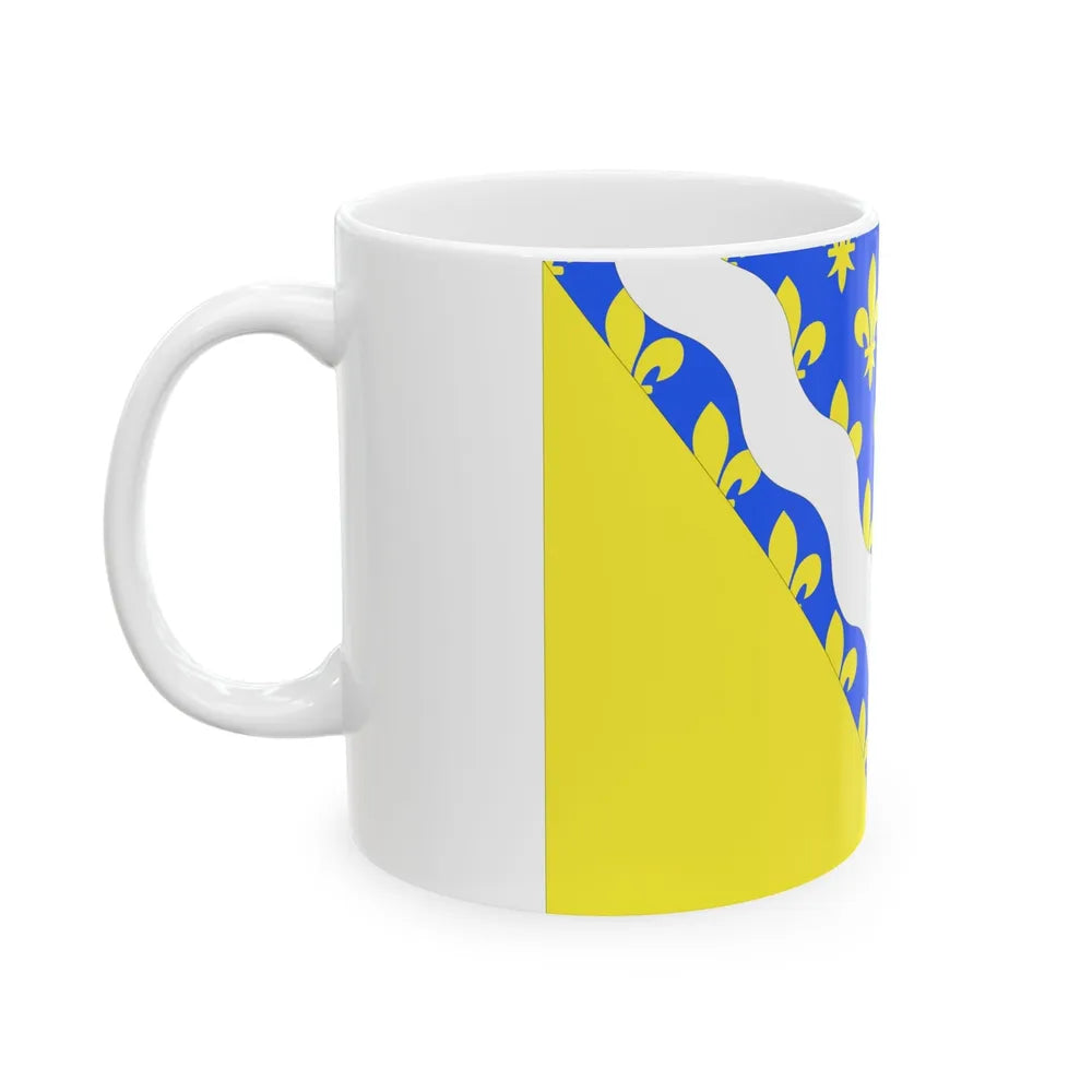 Flag of Val de Marne France 2 - White Coffee Mug-Go Mug Yourself