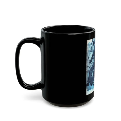 Disposal Service, Bluebook Magazine, January 1956 - Black Coffee Mug-Go Mug Yourself