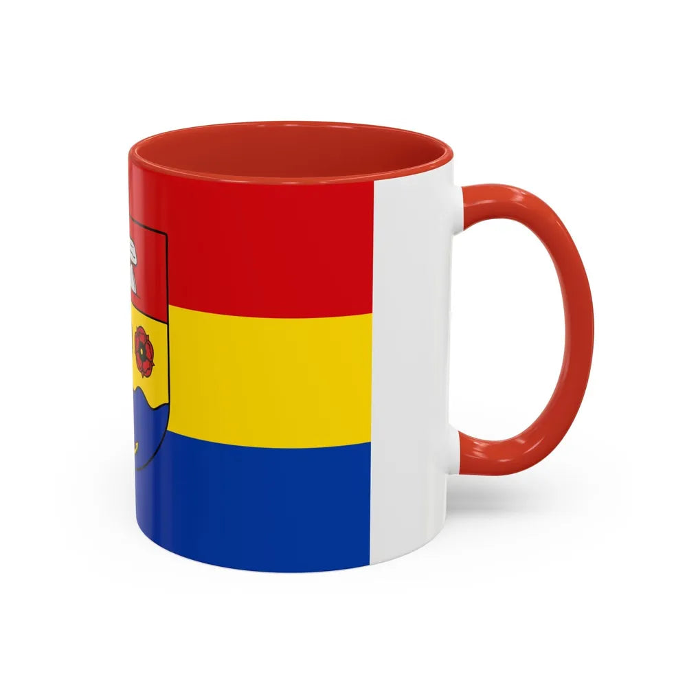 Flag of Emsland Germany - Accent Coffee Mug-Go Mug Yourself