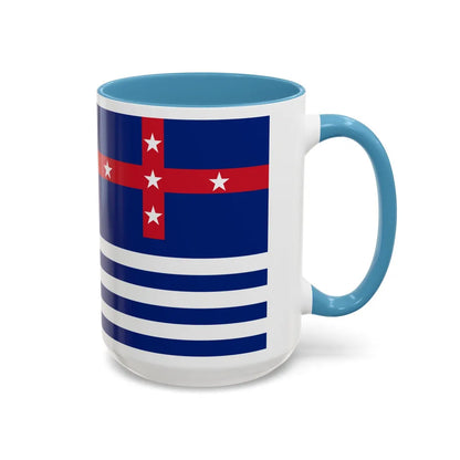 Upper Murray River Flag - Accent Coffee Mug-Go Mug Yourself