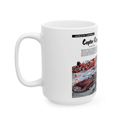 Copter Cops, 1958 - White Coffee Mug-Go Mug Yourself