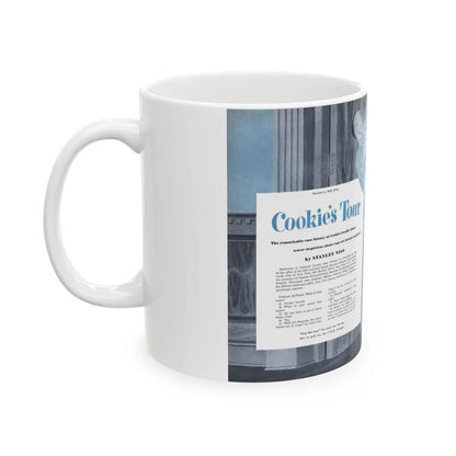 Cookie's Tour, Argosy, August 1950 - White Coffee Mug-Go Mug Yourself