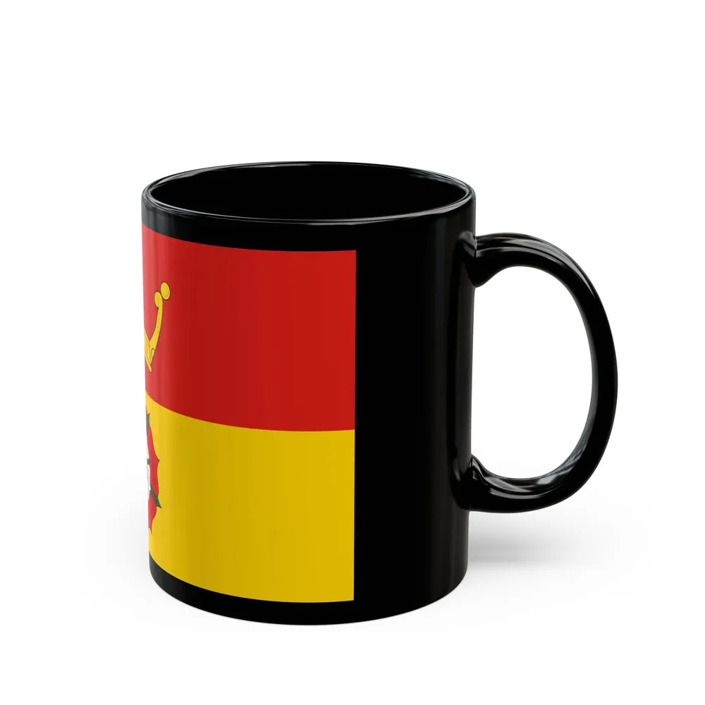 Flag of Hampshire UK - Black Coffee Mug-Go Mug Yourself