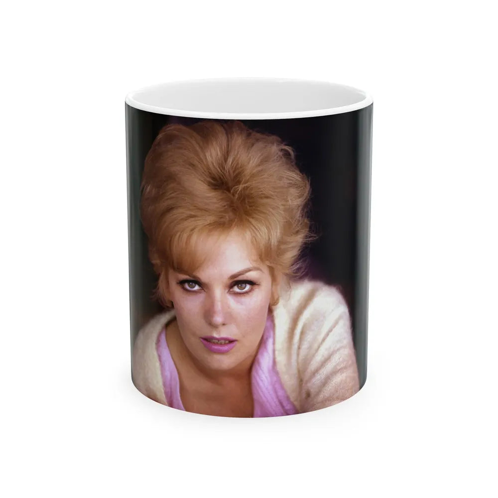 Kim Novak #321 (Vintage Female Icon) White Coffee Mug-11oz-Go Mug Yourself