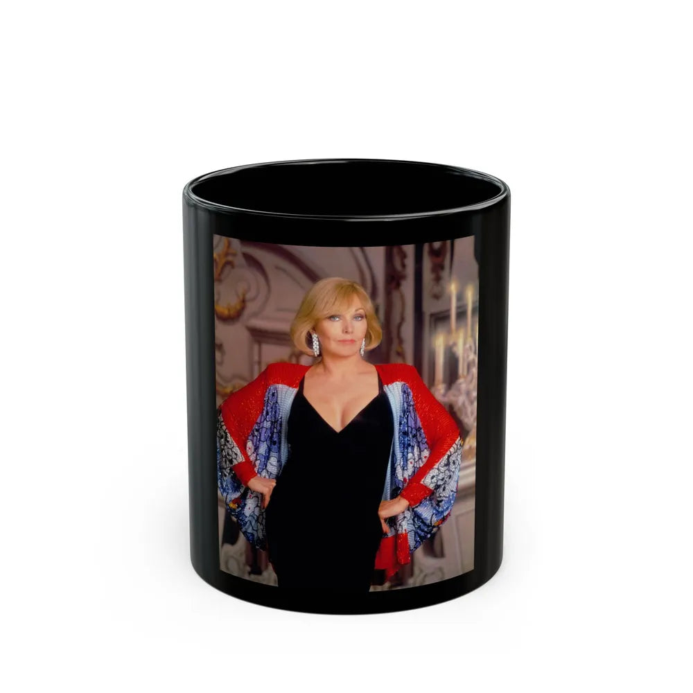 Kim Novak #324 (Vintage Female Icon) Black Coffee Mug-11oz-Go Mug Yourself