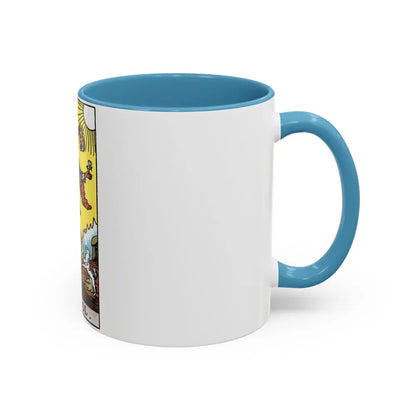 The Fool (Tarot Card) Accent Coffee Mug-Go Mug Yourself